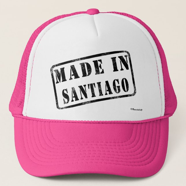 Made in Santiago Trucker Hat (Front)