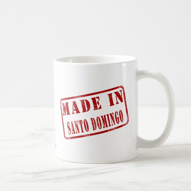 Made in Santo Domingo Coffee Mug (Right)