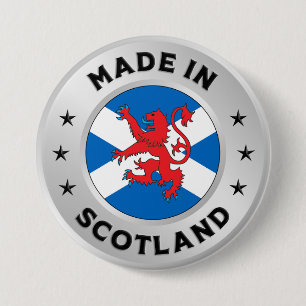 Made In Scotland 7.5 Cm Round Badge