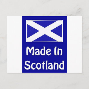 Made In Scotland Logo Postcard