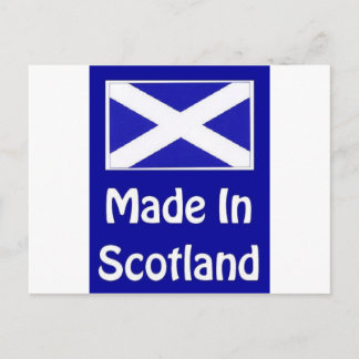 Made In Scotland Logo Postcard