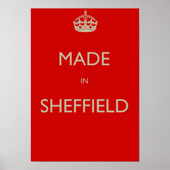 Made in Sheffield Poster (Front)
