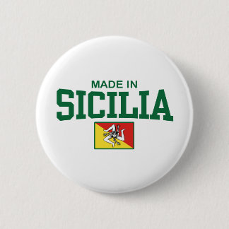 Made in Sicilia 6 Cm Round Badge