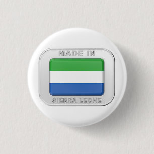 Made in Sierra Leone 3 Cm Round Badge