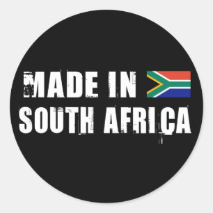 Made in South Africa Classic Round Sticker