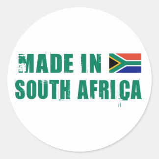 Made in South Africa Classic Round Sticker