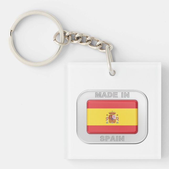 Made in Spain Key Ring (Front)