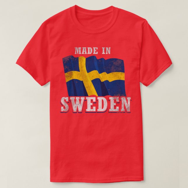 Made in Sweden T-Shirt (Design Front)