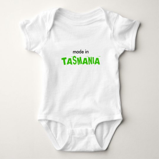 made in, TASMANIA Baby Bodysuit