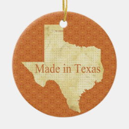 Made in Texas Baby's 1st Christmas Photo Ornament