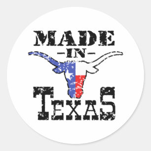Made in Texas Classic Round Sticker