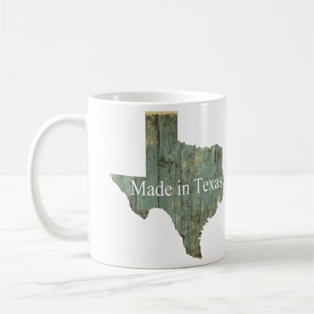 Made in Texas Coffee Tea Chocolate Mug (Left)
