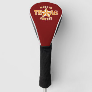 Made in Texas Cowboy Golf Head Cover