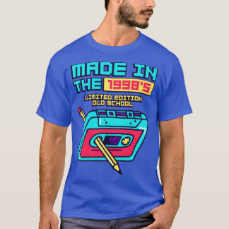 Made in the 1998s Retro Cassette Tape T-Shirt