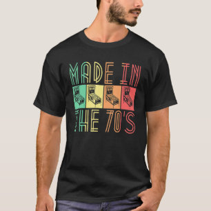 Made In The 70s Pinball  Retro Arcade  For Men T-Shirt