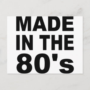 Made in the 80s - Birthday Postcard