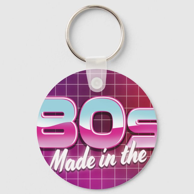 Made in the 80s key ring (Front)