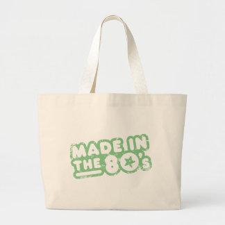 Made In The 80's Large Tote Bag