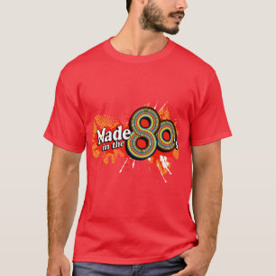 Made in the 80's mens multi-colour logo t red T-Shirt