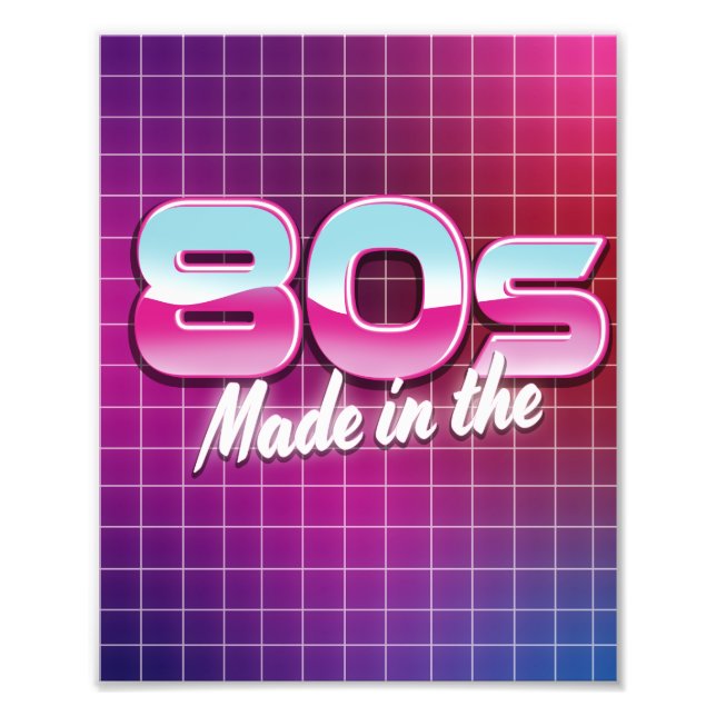 Made in the 80s photo print (Front)