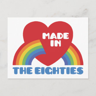 Made in the 80's postcard