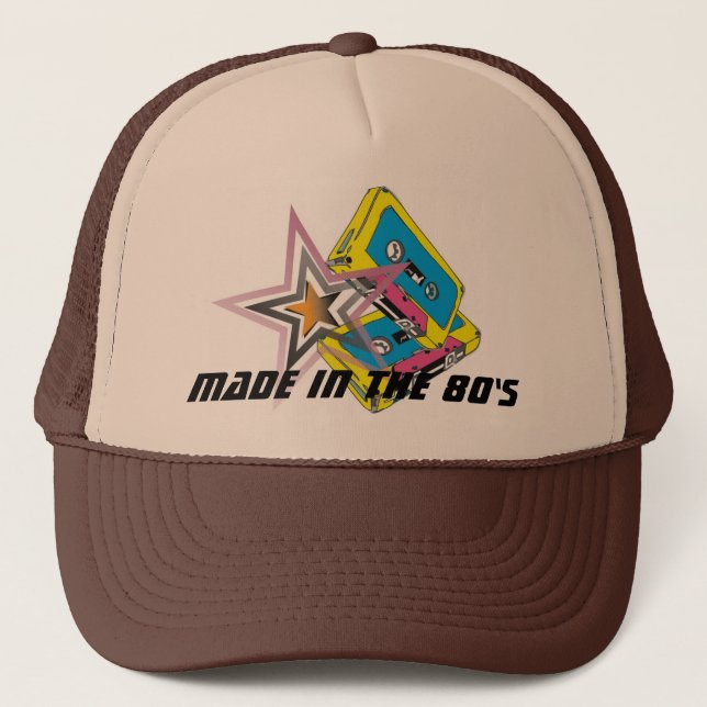 Made In The 80's Retro Trucker Hat (Front)