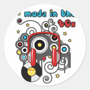 Made in the 80s stickers