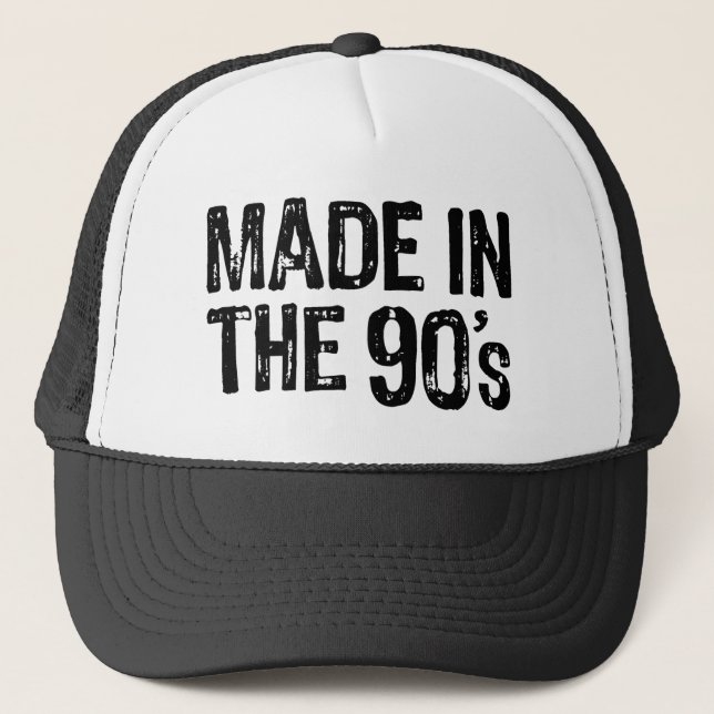 Made in the 90's trucker hat (Front)
