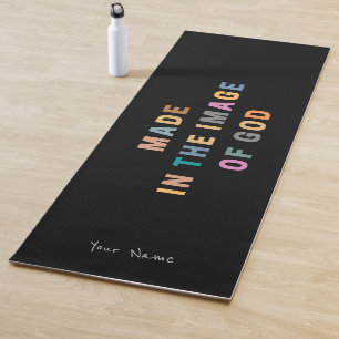 Made in the image of God Bible Custom Yoga Mat
