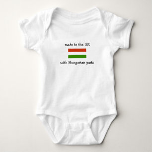 made in the UK with Hungarian parts Baby Bodysuit