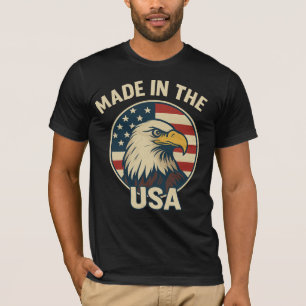Made in the USA – Bold Patriotic Eagle Tee