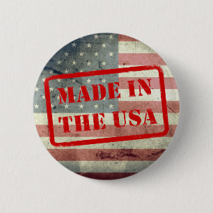 Made in the USA! Button