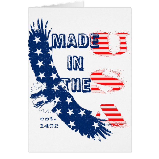 MADE IN THE USA est. 1492 (Front)