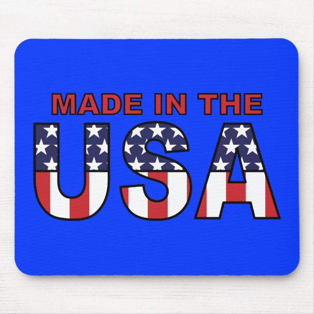 Made in the USA Mouse Mat (Front)