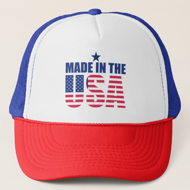 Made in the USA Trucker Hat (Front)