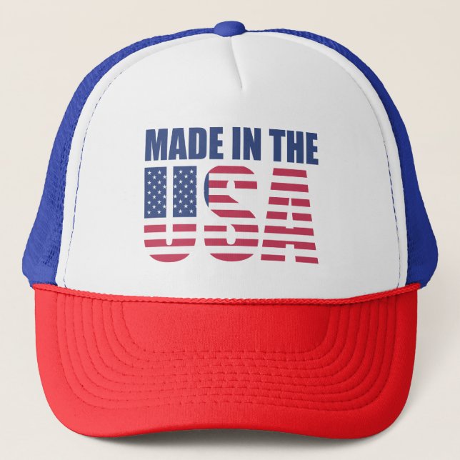 Made In The USA Trucker Hat (Front)