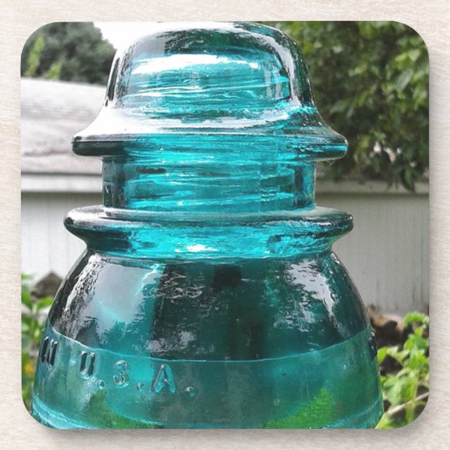 Made in the USA, Vintage Insulator Coaster (Front)