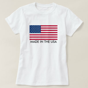Made in The USA With Flag T-Shirt