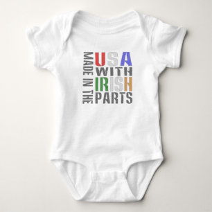 Made in the USA with Irish Parts Baby Bodysuit