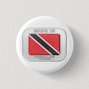 Made in Trinidad and Tobago 3 Cm Round Badge