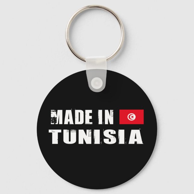 Made in Tunisia Key Ring (Front)