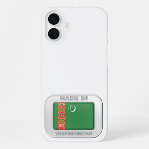 Made in Turkmenistan iPhone 16 Plus Case