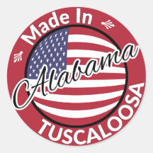 Made in Tuscaloosa Alabama Stars and Stripes Flag