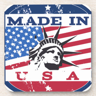 Made In USA Badge Coaster