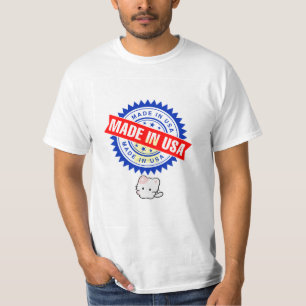 Made in USA & cat lovers design t-shirt