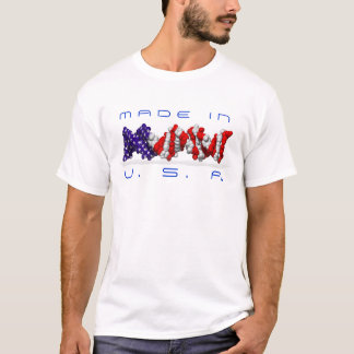 Made in USA DNA? - text is customisable T-Shirt