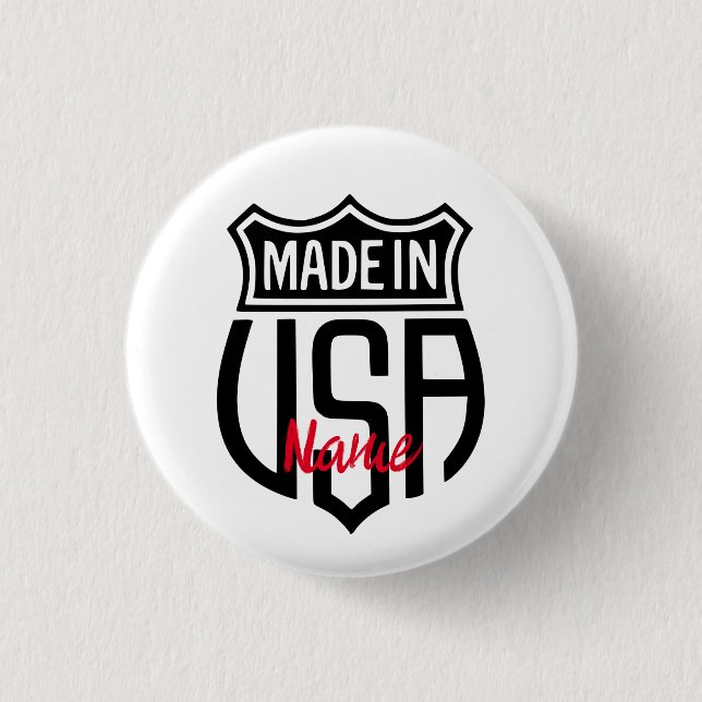 Made in USA Sign Thunder_Cove 3 Cm Round Badge (Front)