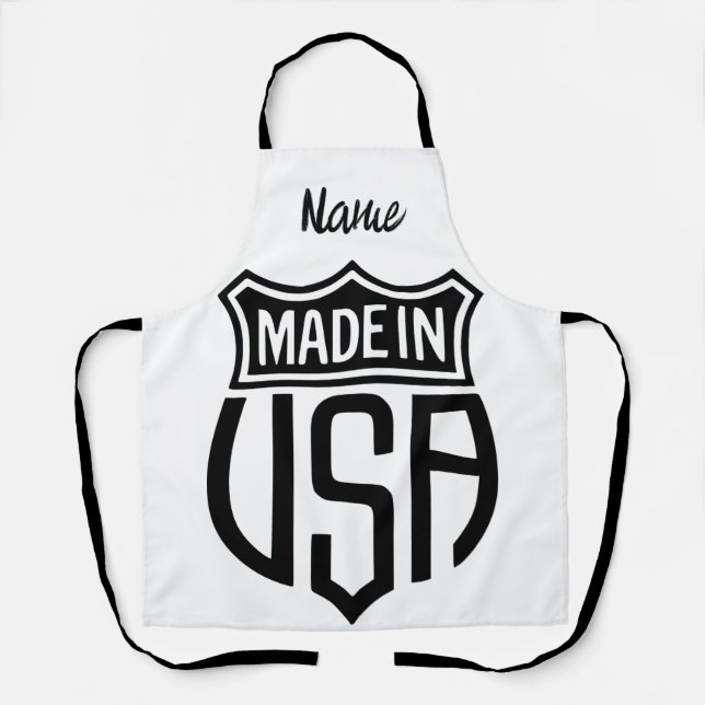 Made in USA Sign Thunder_Cove Apron (Front)