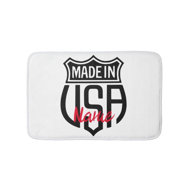 Made in USA Sign Thunder_Cove  Bath Mat (Front)