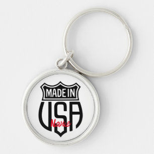 Made in USA Sign Thunder_Cove Key Ring